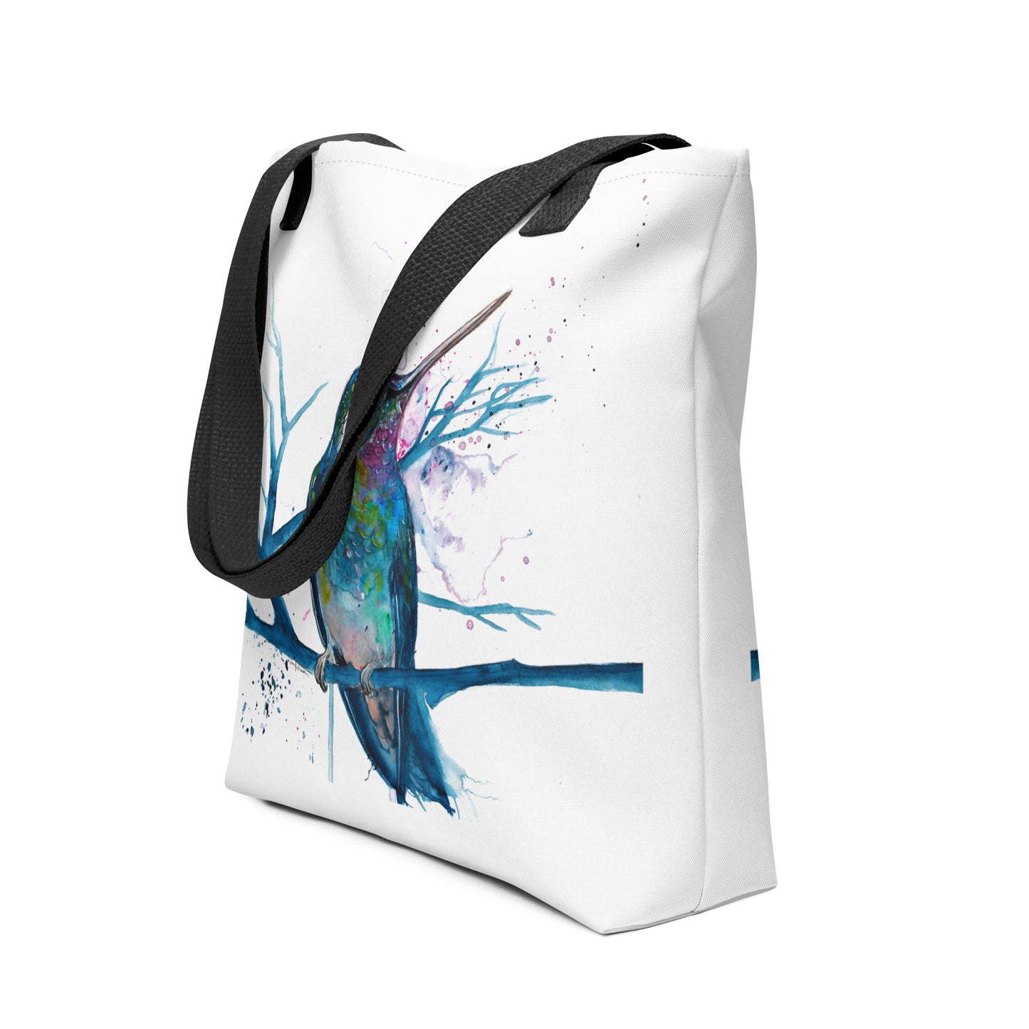 Tote bag - Blue Hummingbird