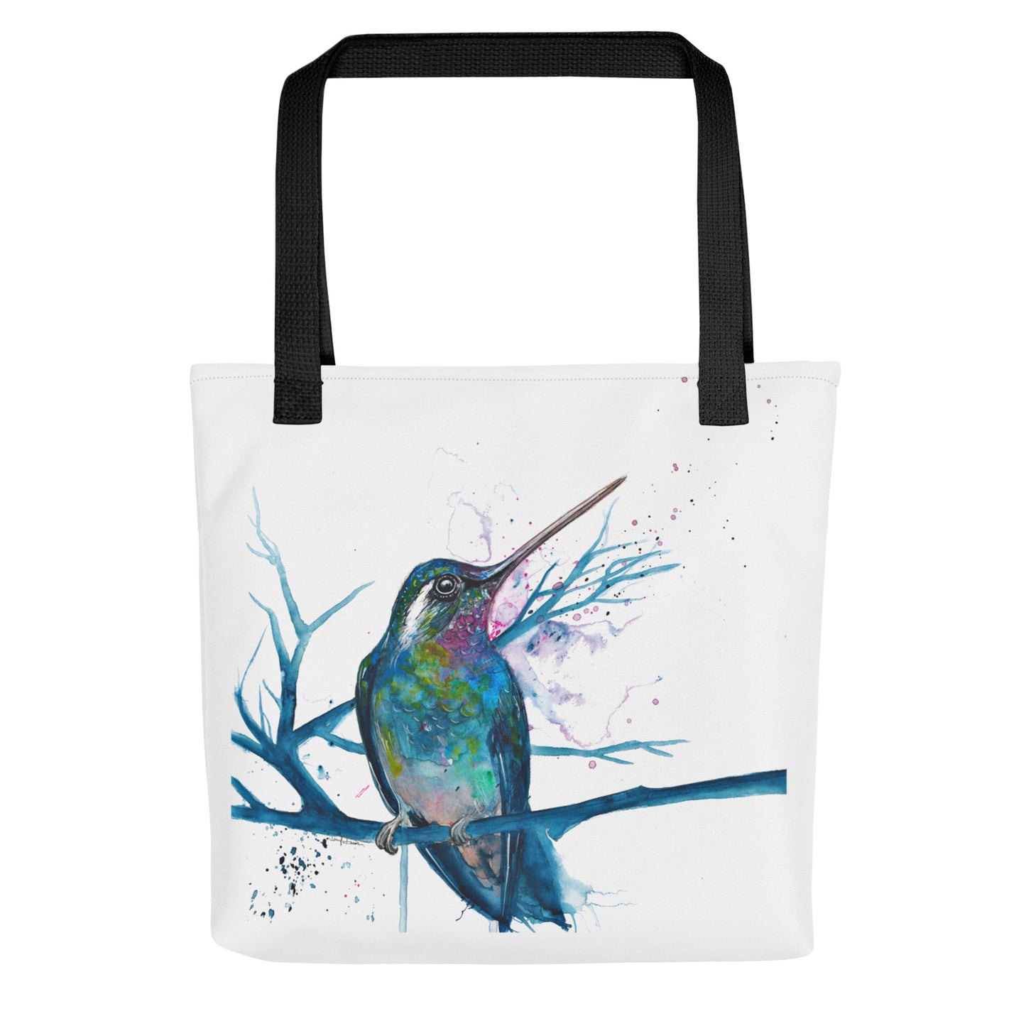 Tote bag - Blue Hummingbird