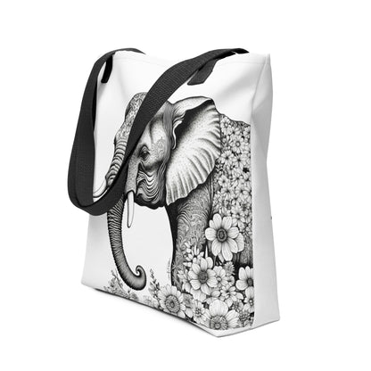 Tote bag 🐘 Blooming Giant