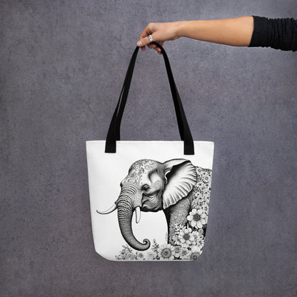 Tote bag 🐘 Blooming Giant