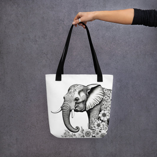 Tote bag 🐘 Blooming Giant