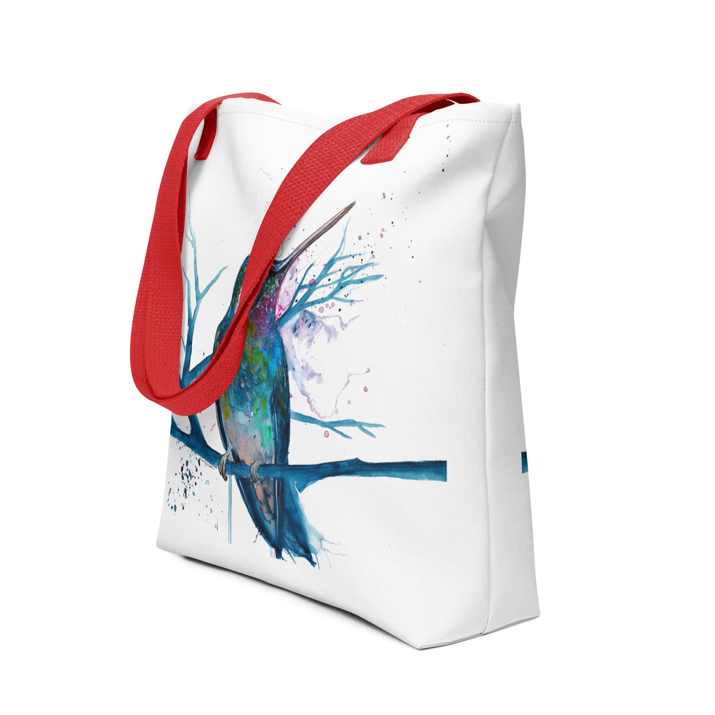 Tote bag - Blue Hummingbird