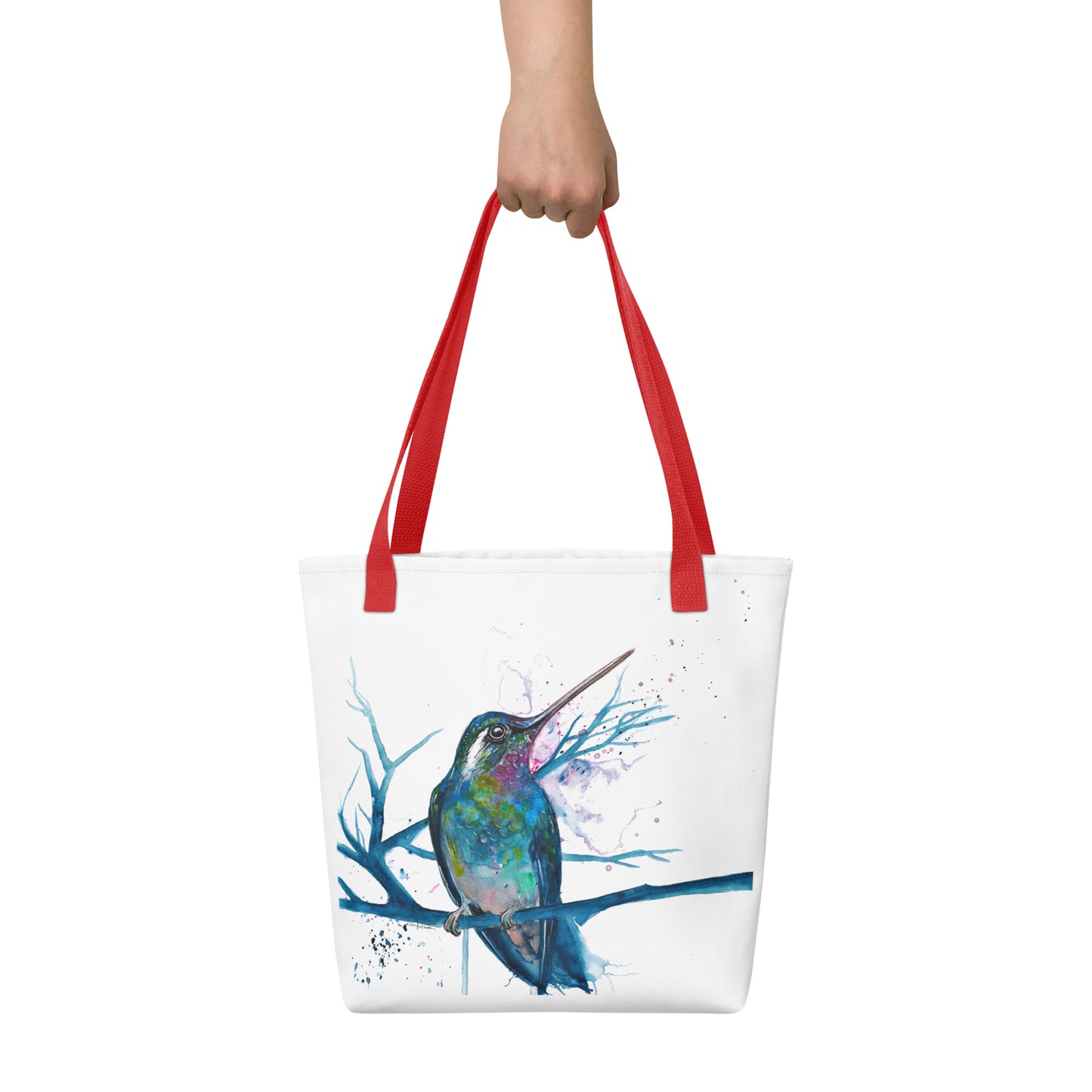 Tote bag - Blue Hummingbird