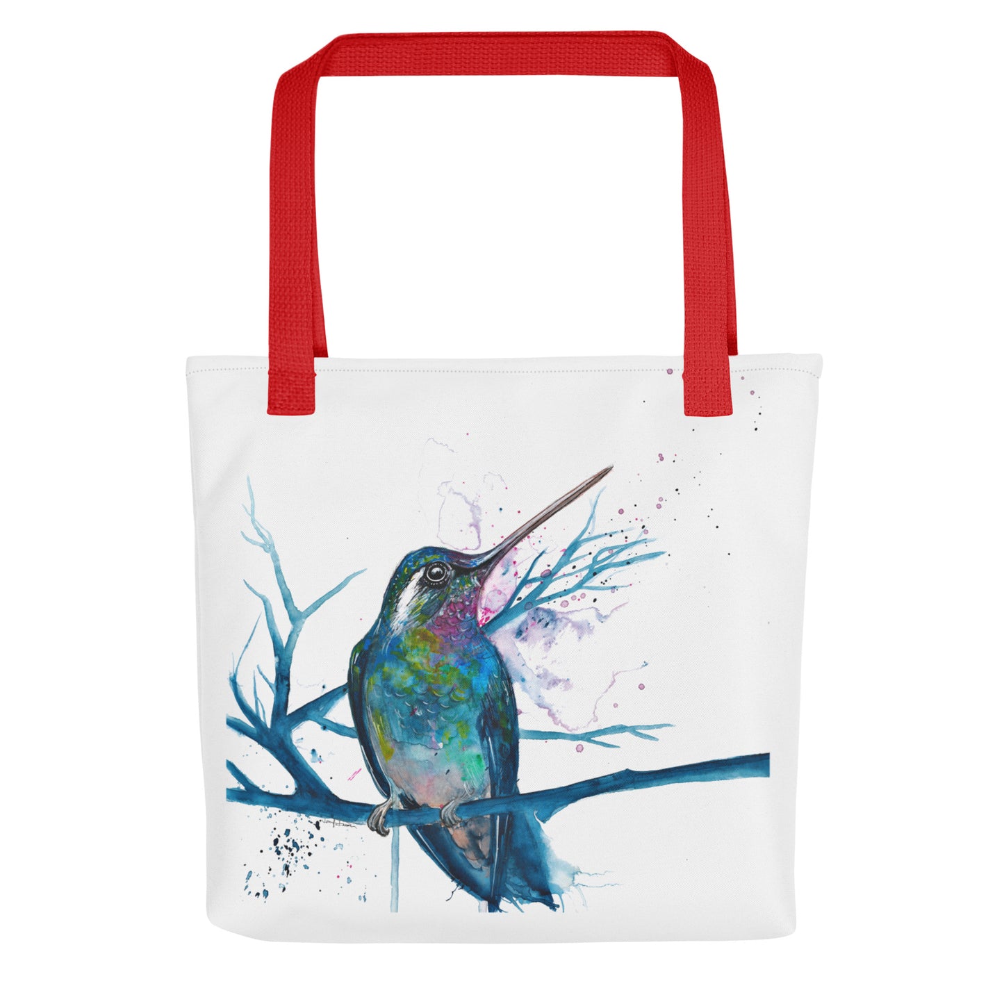 Tote bag - Blue Hummingbird