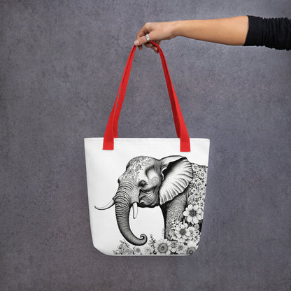 Tote bag 🐘 Blooming Giant
