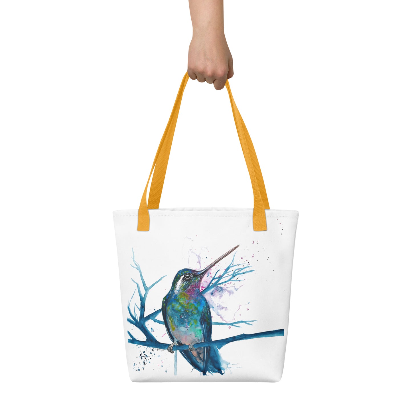 Tote bag - Blue Hummingbird