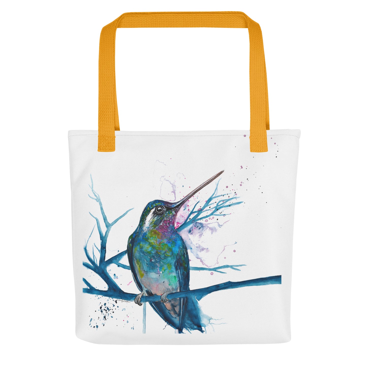 Tote bag - Blue Hummingbird