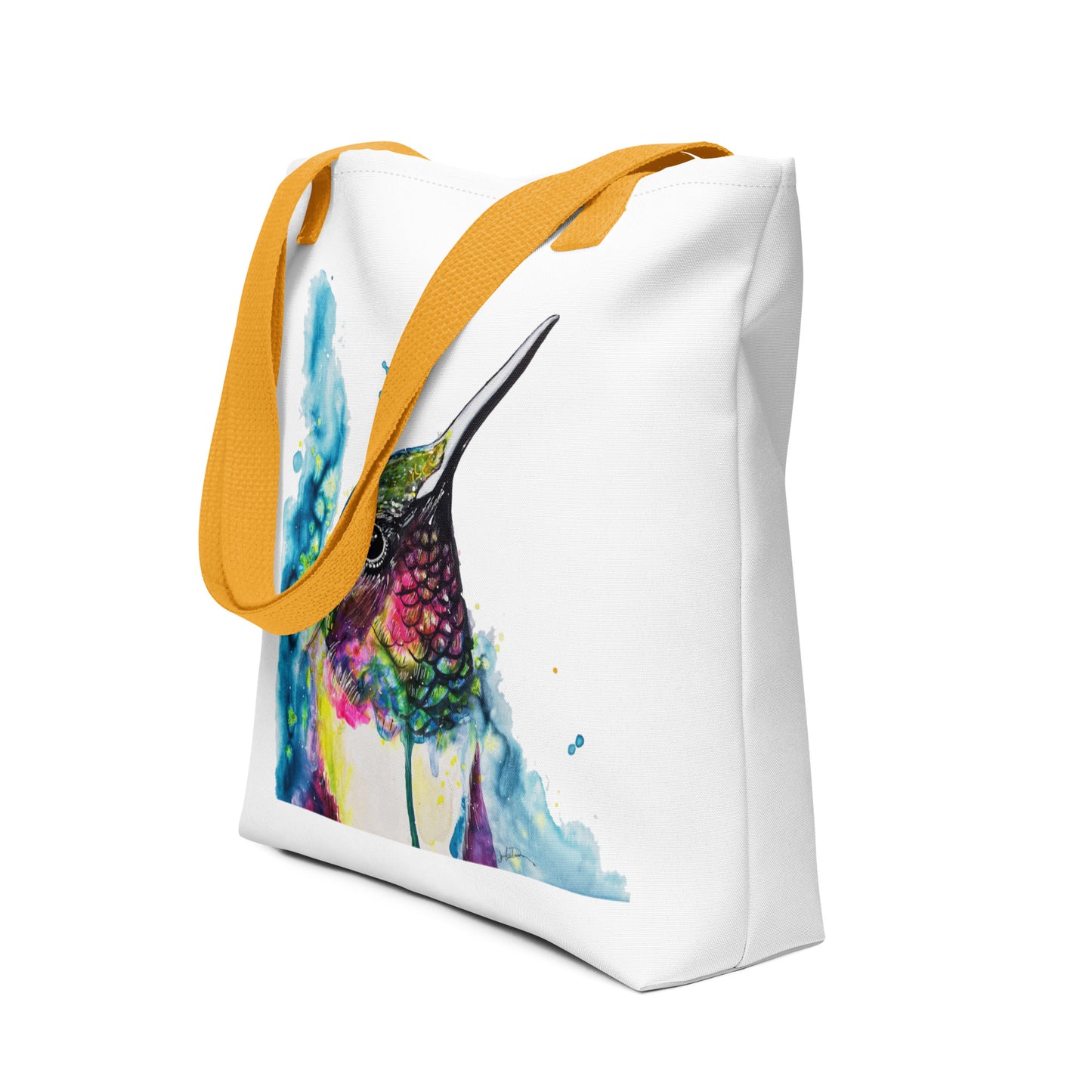 Tote Bag 🌈 Rainbow Hummingbird