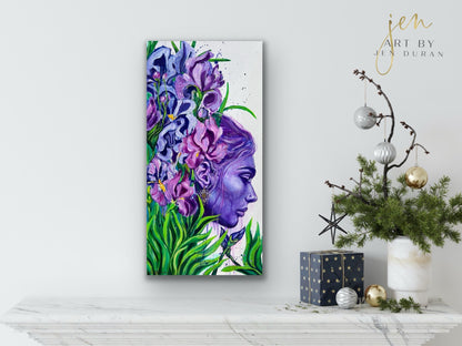 "Dreaming in a Field of Irises" #2 - Original Painting