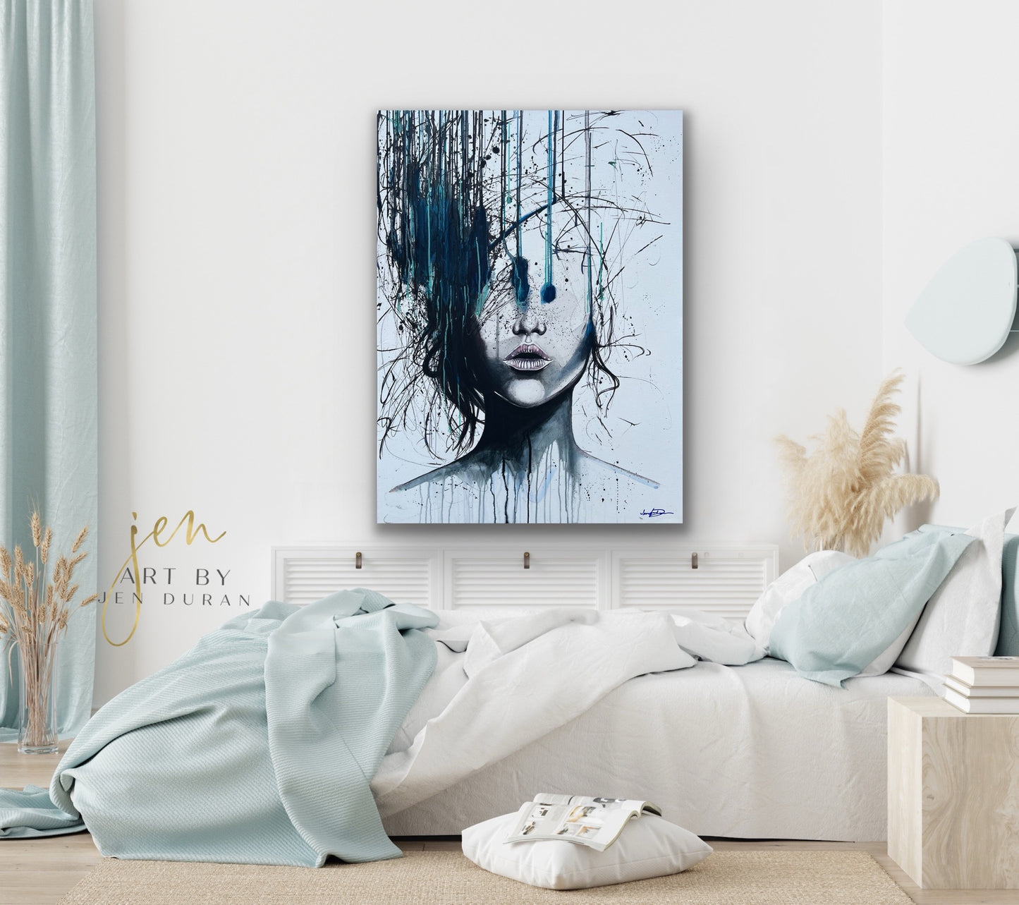 "Consumed By Chaos" Giclée Canvas Print