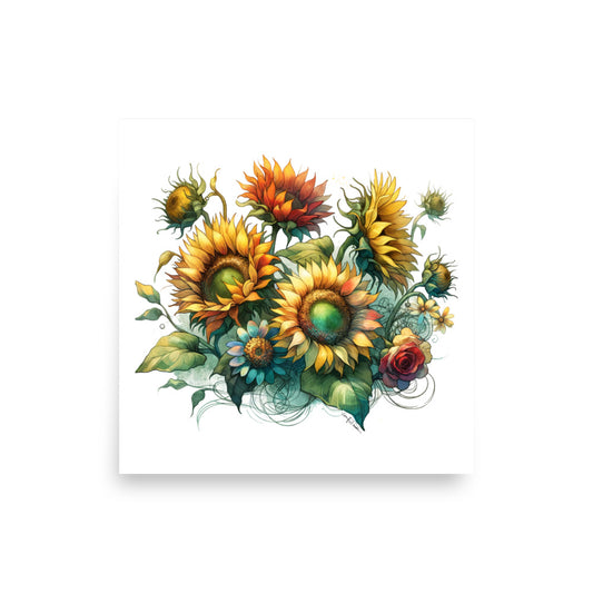 "Sunflowers" - Fine Art Print