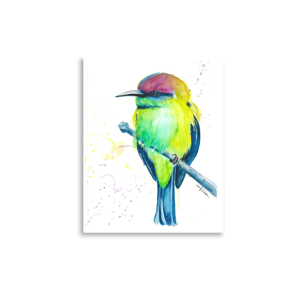 "Fluffy Bird" - Fine Art Print