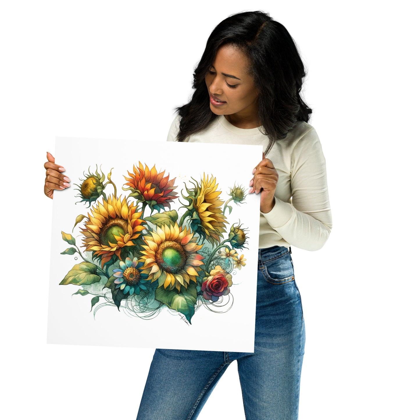 "Sunflowers" - Fine Art Print