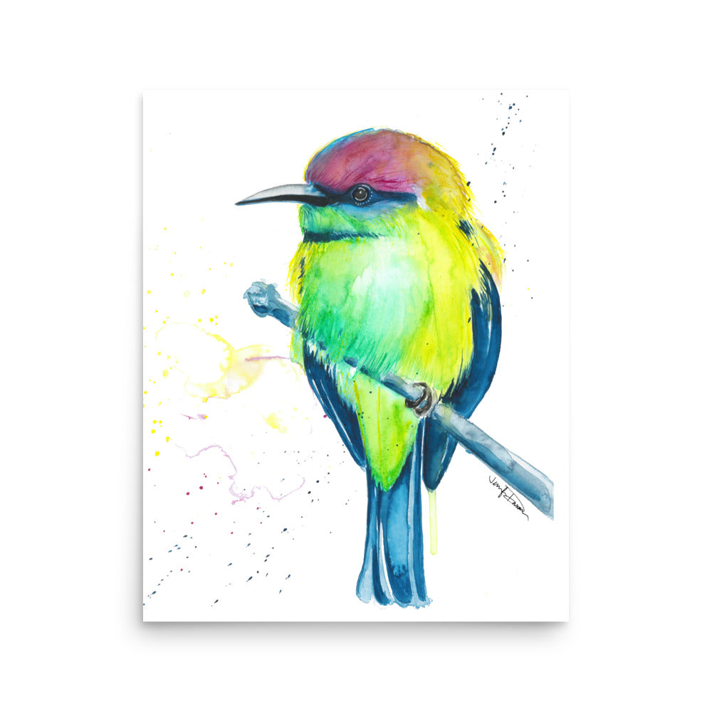 "Fluffy Bird" - Fine Art Print