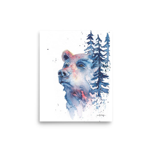 "Blue Bear" - Fine Art Print