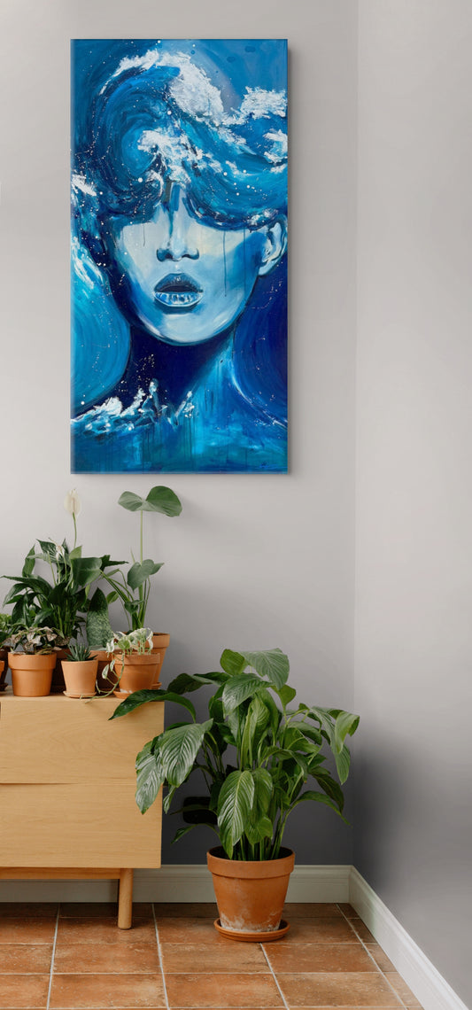 "EVOKE" Original Watercolor & Mixed Media Painting