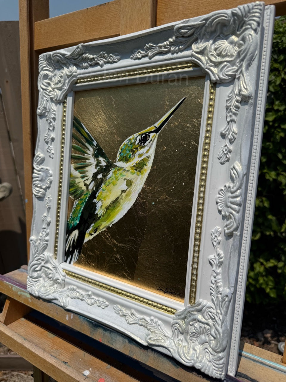 "Lightness of Being" Original Painting in Ornate Frame