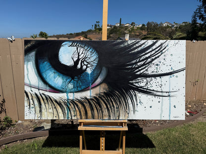 "Desolation" Hand-Embellished Giclée Canvas