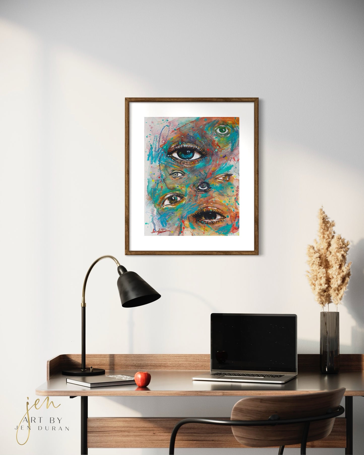 "Mixed Feelings" Fine Art Paper Print | Eye Art