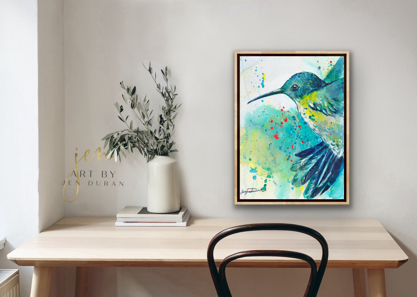 Hummingbird Giclée Canvas Print