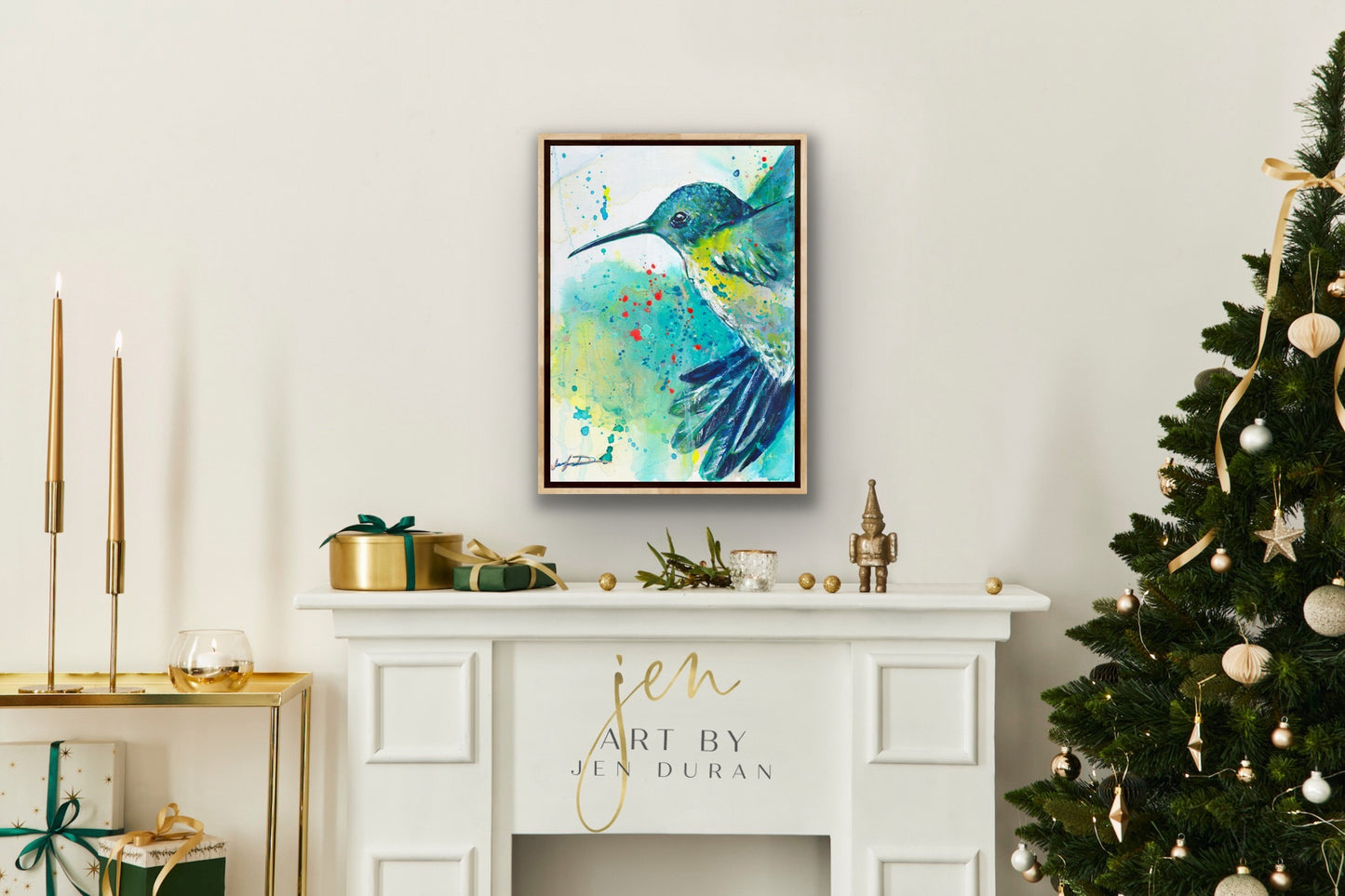 Hummingbird Giclée Canvas Print