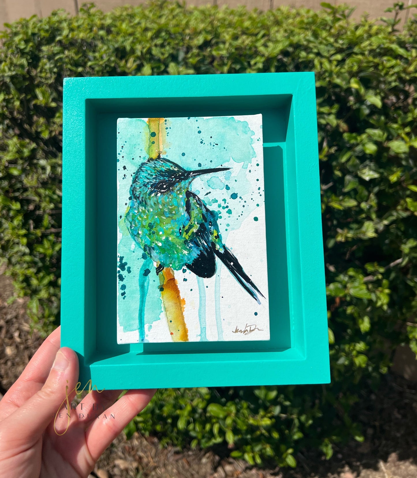 "LITTLE HUMMINGBIRD" Original Painting