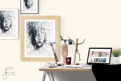 modern canvas wall art, modern art, art print, abstract art, abstract watercolor, modern watercolor, art prints, canvas wall art, wall art, home decor, modern art print, art for walls, unique home decor, best gift, unique gift ideas, art by jen duran