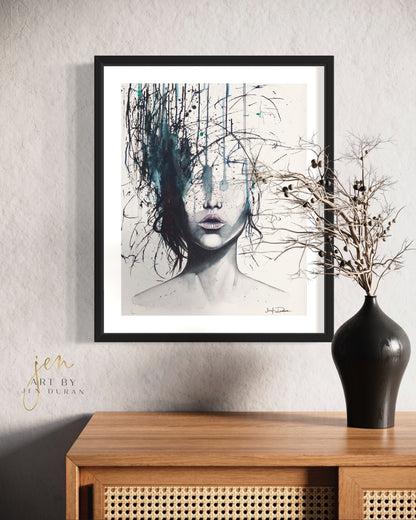 modern canvas wall art, modern art, art print, abstract art, abstract watercolor, modern watercolor, art prints, canvas wall art, wall art, home decor, modern art print, art for walls, unique home decor, best gift, unique gift ideas, art by jen duran