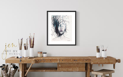modern canvas wall art, modern art, art print, abstract art, abstract watercolor, modern watercolor, art prints, canvas wall art, wall art, home decor, modern art print, art for walls, unique home decor, best gift, unique gift ideas, art by jen duran