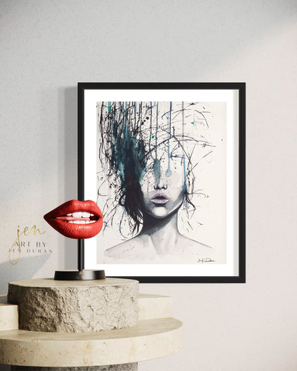modern canvas wall art, modern art, art print, abstract art, abstract watercolor, modern watercolor, art prints, canvas wall art, wall art, home decor, modern art print, art for walls, unique home decor, best gift, unique gift ideas, art by jen duran