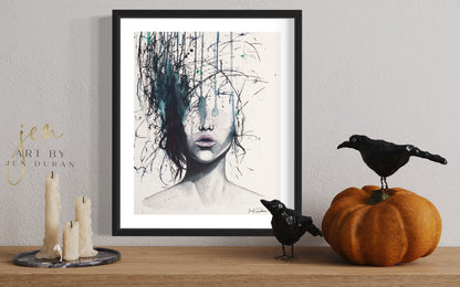 modern canvas wall art, modern art, art print, abstract art, abstract watercolor, modern watercolor, art prints, canvas wall art, wall art, home decor, modern art print, art for walls, unique home decor, best gift, unique gift ideas, art by jen duran