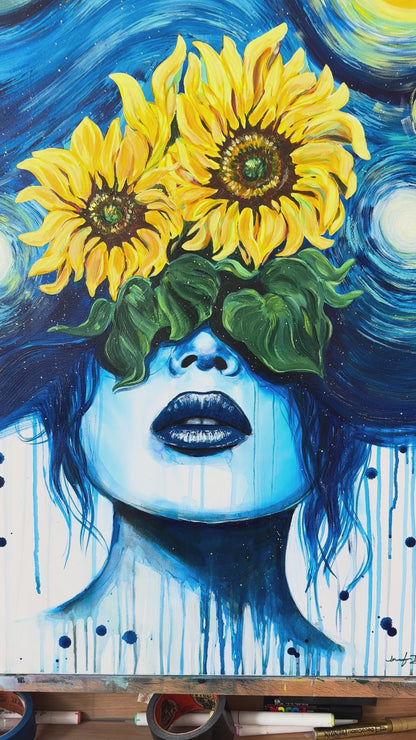 "Tribute to Van Gogh" Original Painting