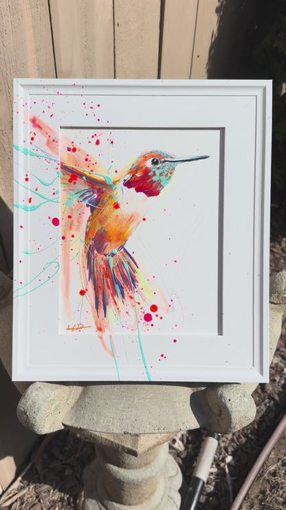 "Rainbow Flight" - Original Painting