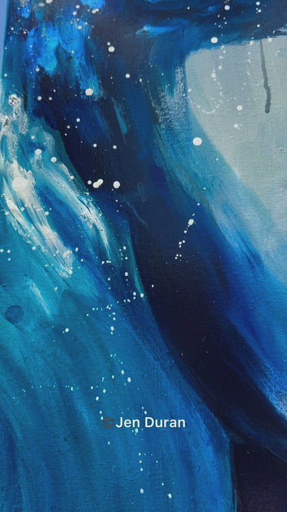 "EVOKE" Original Watercolor & Mixed Media Painting