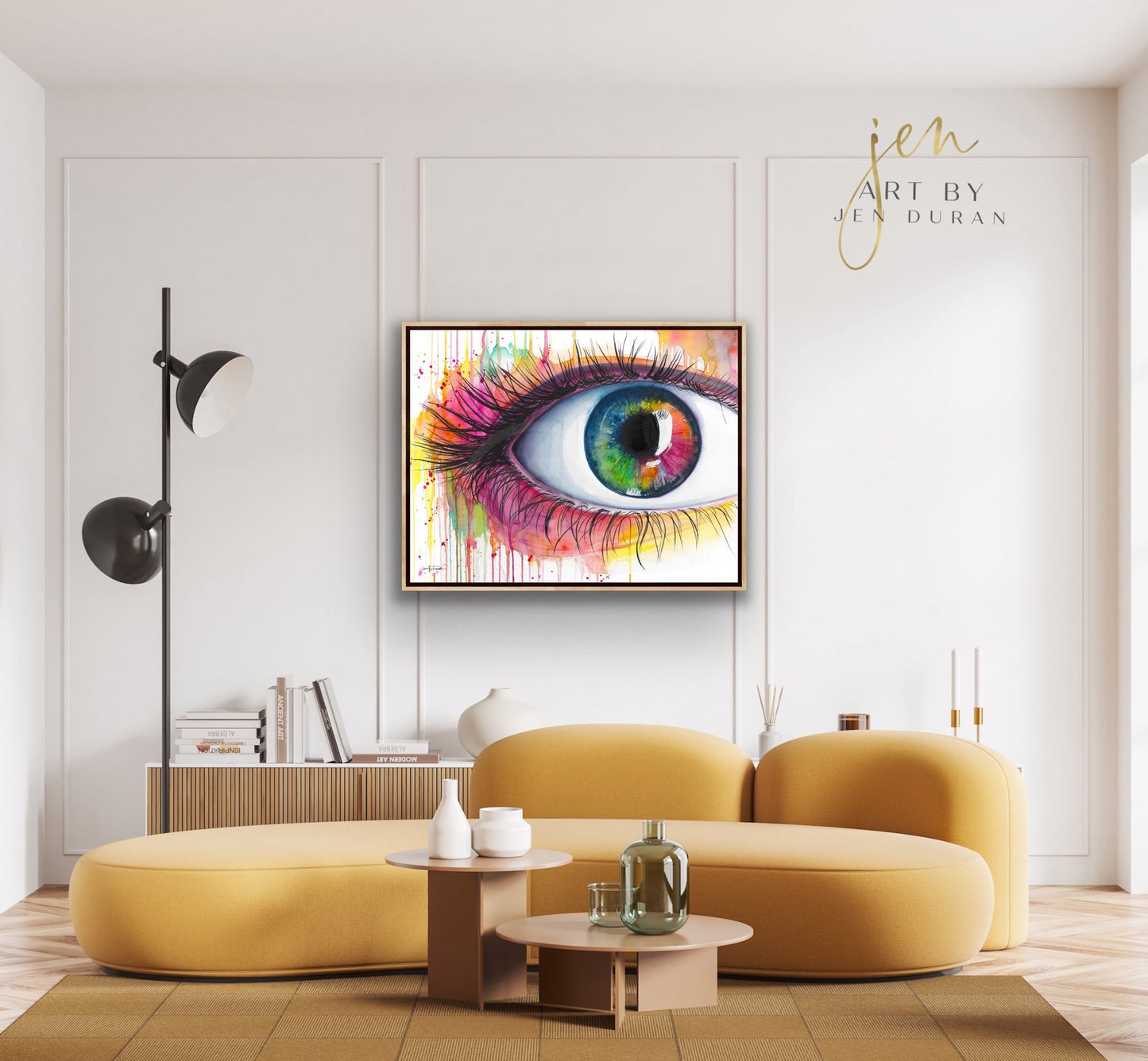 "Rainbow Eye" Giclée Canvas Print