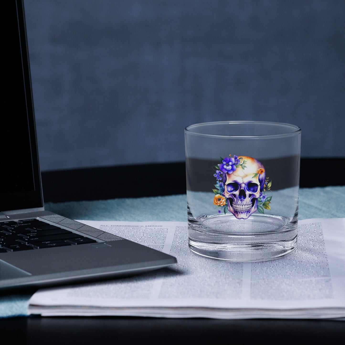 Rocks glass - Skull Design