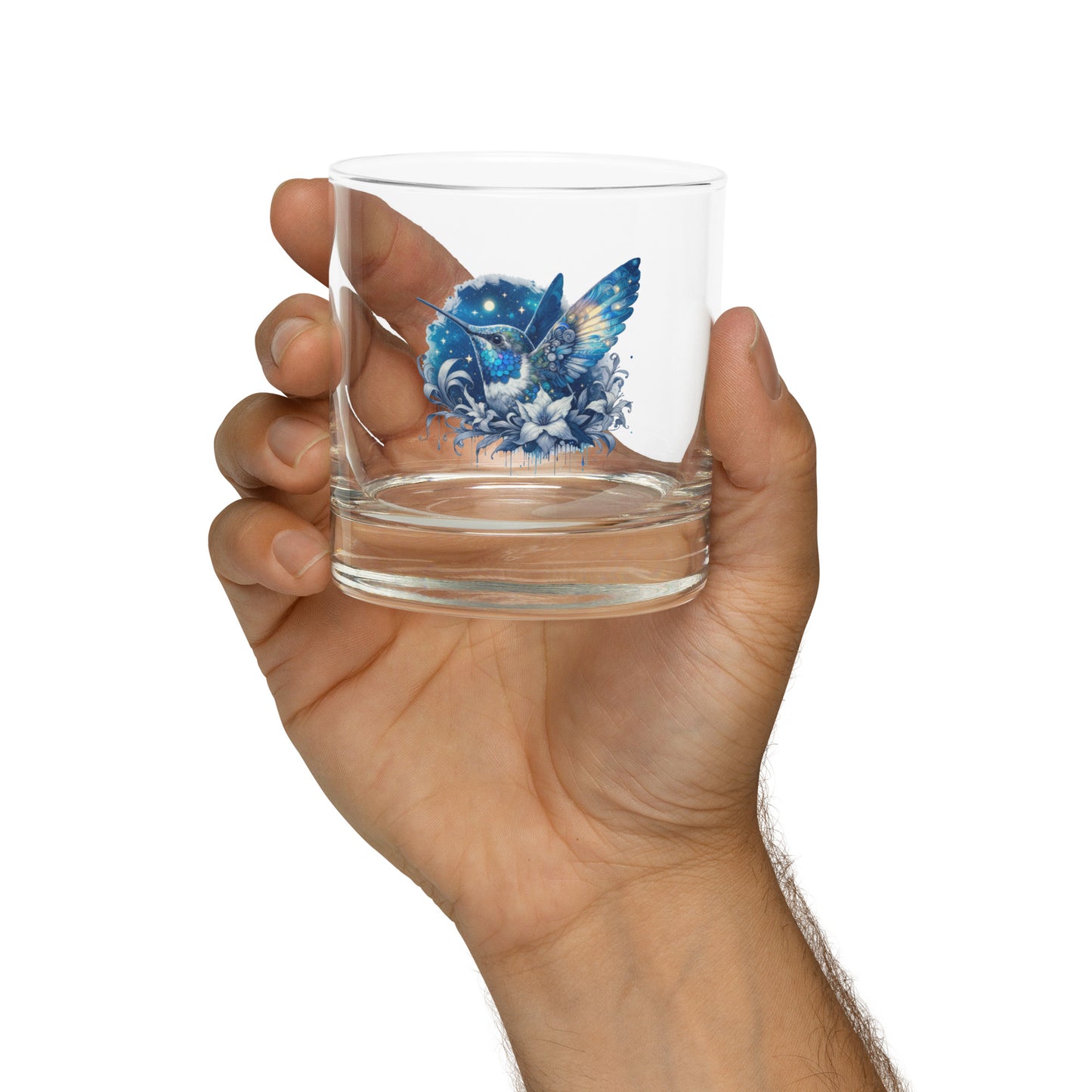 Rocks glass - Blue Hummingbird Design