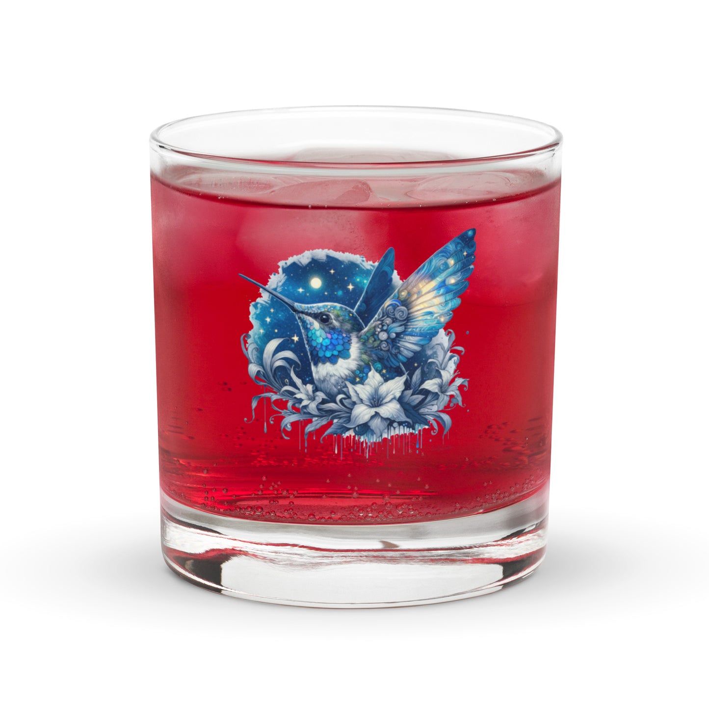 Rocks glass - Blue Hummingbird Design