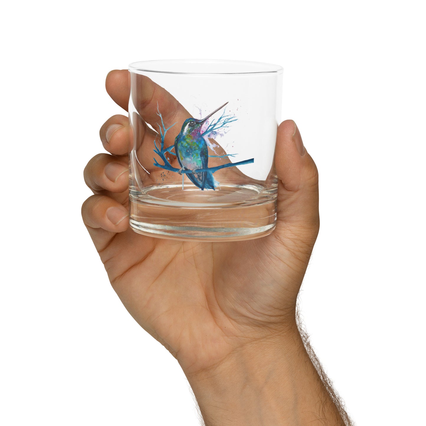 Rocks glass - Blue Hummingbird