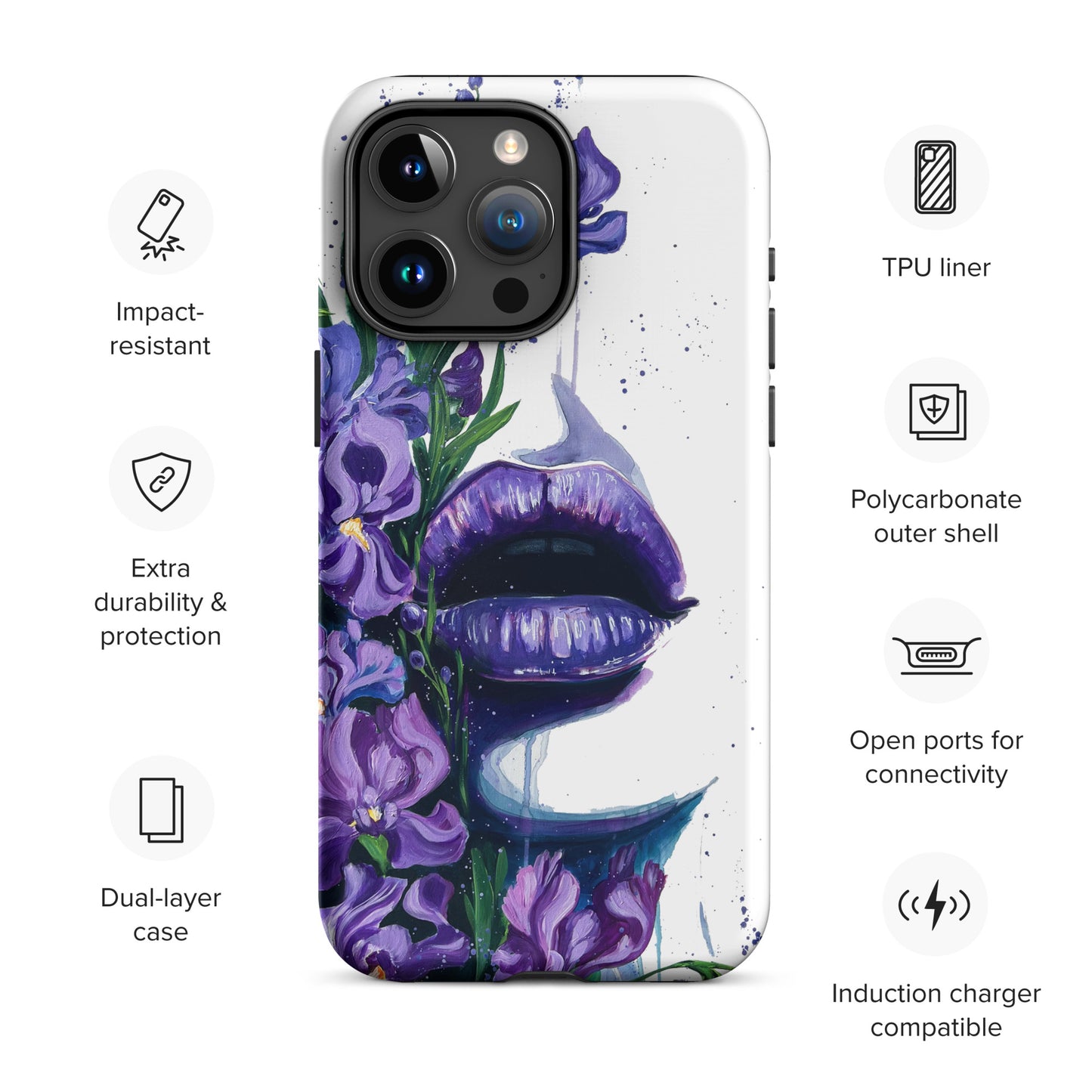 Tough Case for iPhone® - Dreaming in a Field of Irises