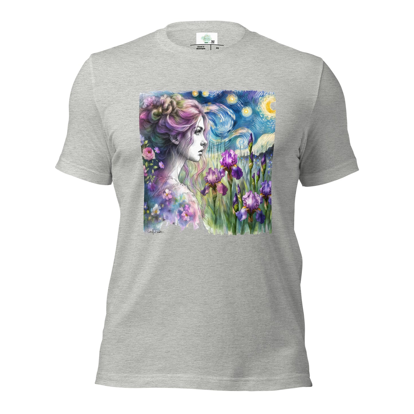 Unisex t-shirt - Girl w/ Irises