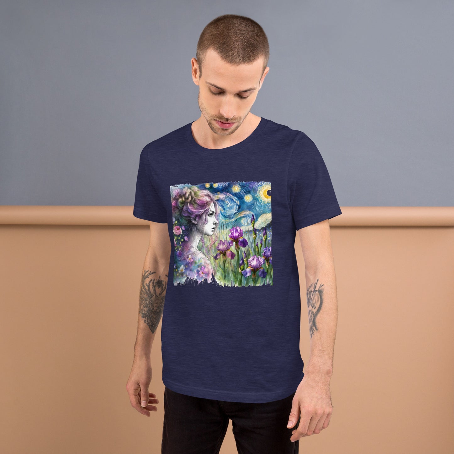 Unisex t-shirt - Girl w/ Irises