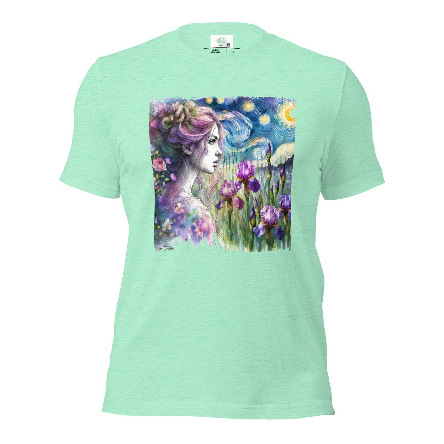 Unisex t-shirt - Girl w/ Irises