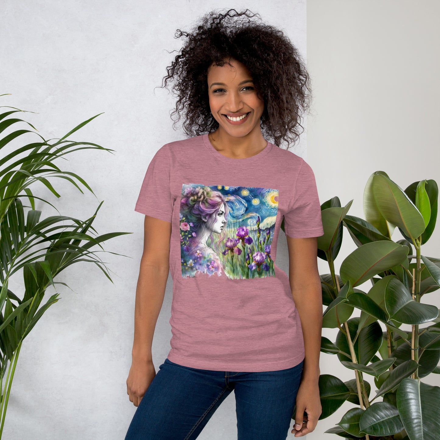 Unisex t-shirt - Girl w/ Irises