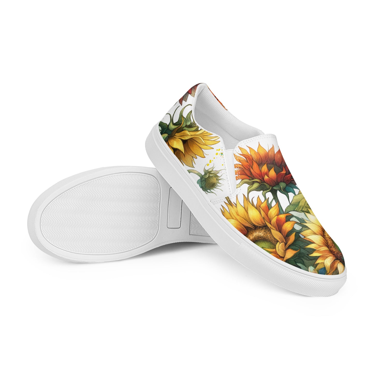 canvas slip on shoes, slip on shoes, canvas sneakers, canvas shoes, trendy fashion, unique shoe design, mens shoes, womens shoes, sneakers, art by jen duran