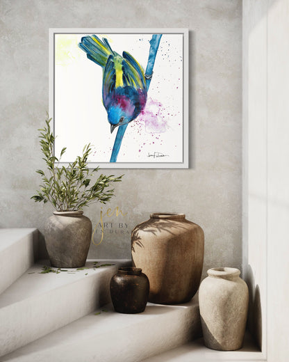 Birdie Fine Art Paper Print | Bird Wall Art