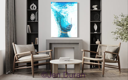 "HIDING PLACE" Original Painting
