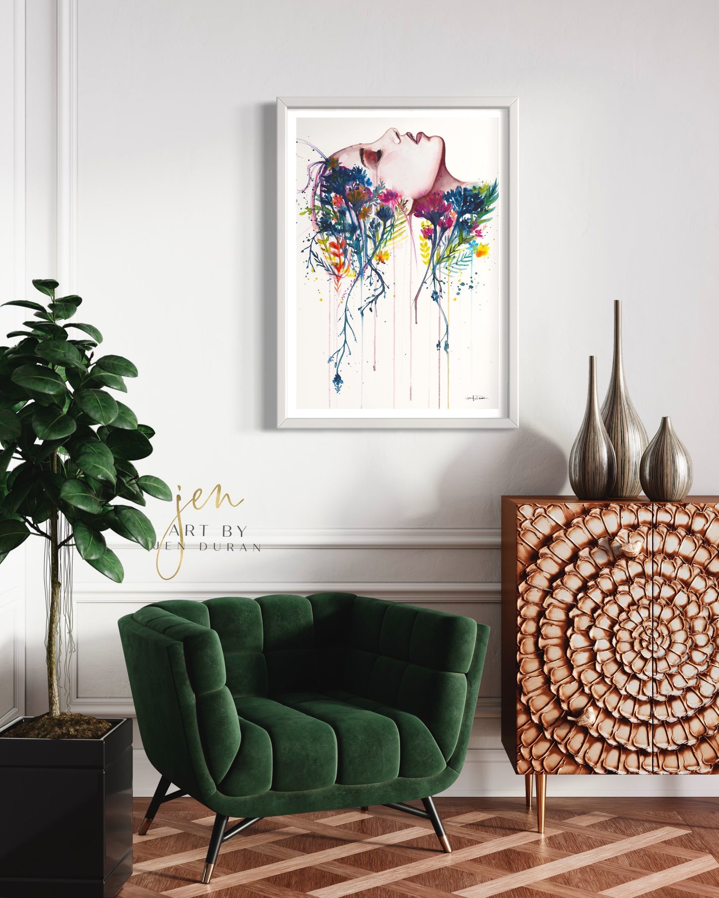 "Dream" Fine Art Paper Print | Floral Wall Art