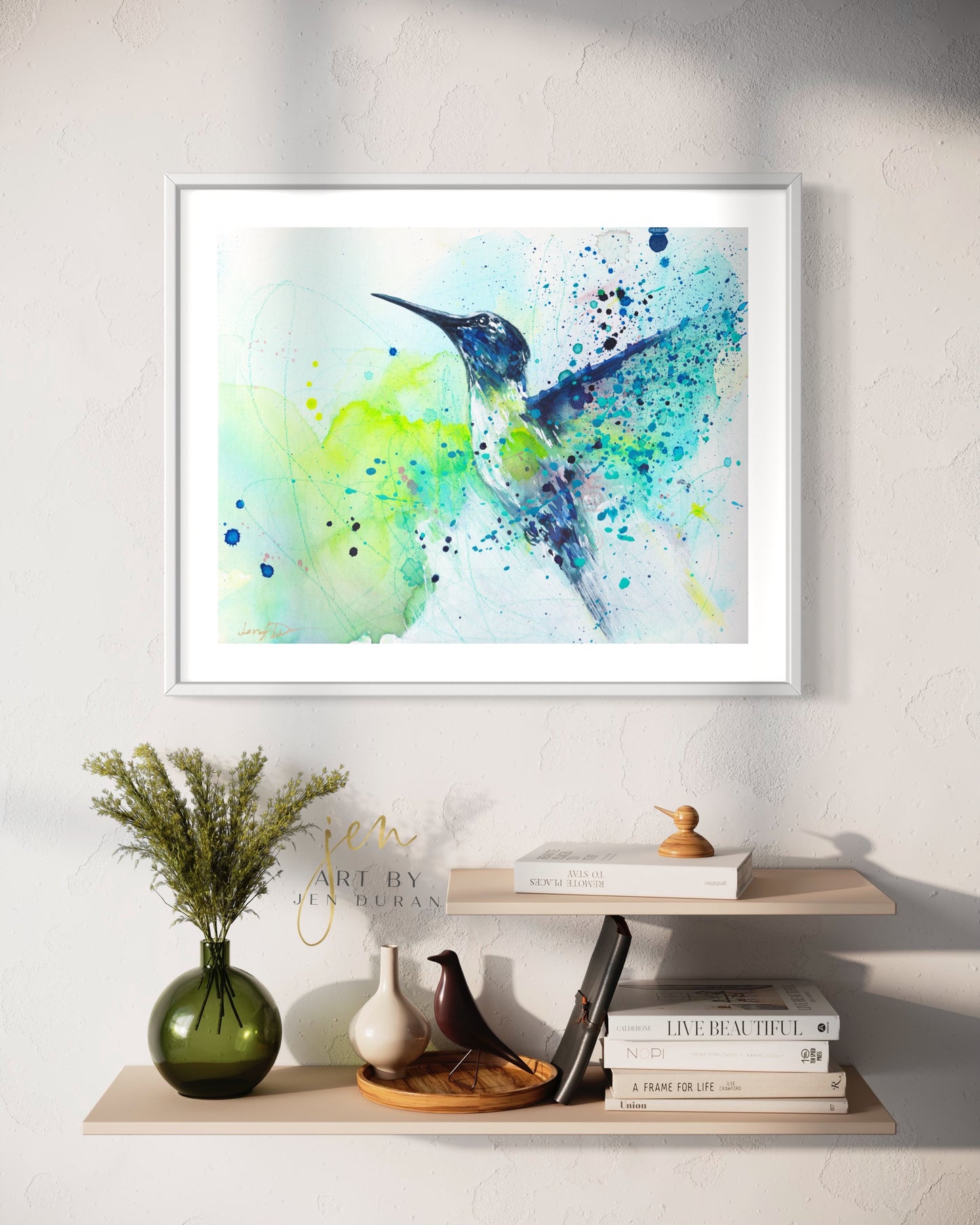 "Take Flight" Hummingbird Fine Art Paper Print | Wall Art
