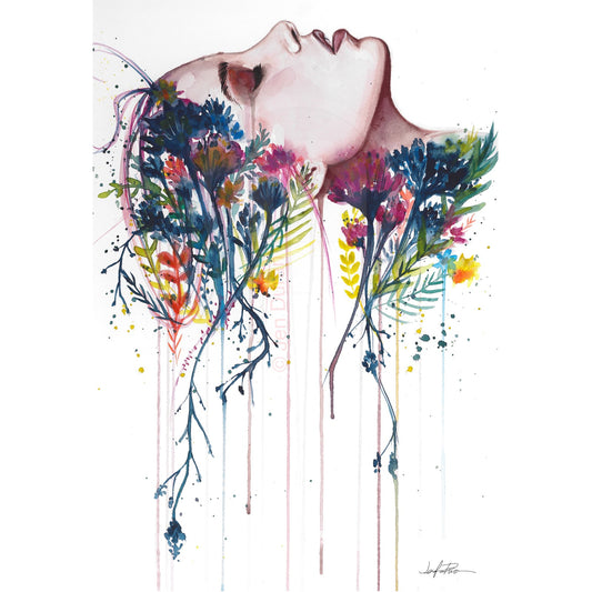 "Dream" Fine Art Paper Print | Floral Wall Art